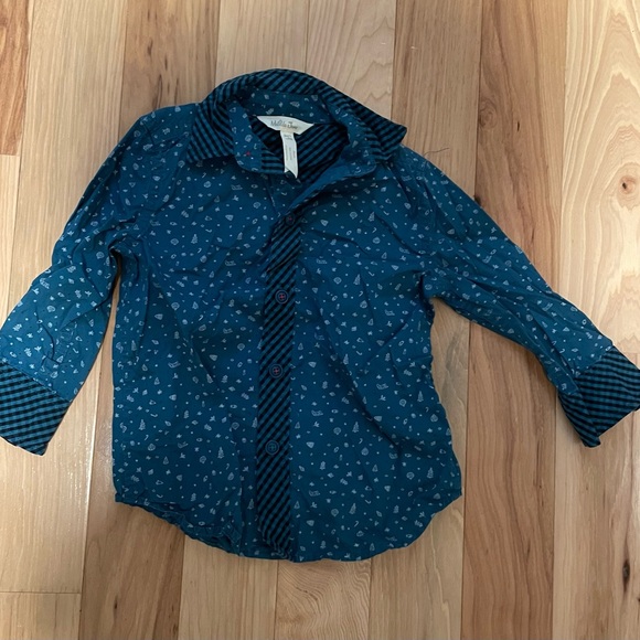 Matilda Jane Christmas Kids Button Down Shirt - Picture 1 of 2